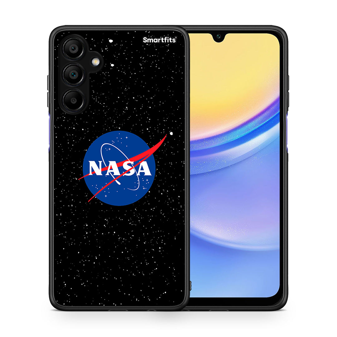 Θήκη Samsung Galaxy A15 5G NASA PopArt από τη Smartfits με σχέδιο στο πίσω μέρος και μαύρο περίβλημα | Samsung Galaxy A15 5G NASA PopArt case with colorful back and black bezels