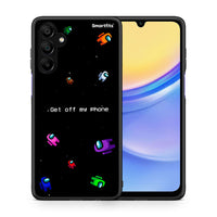 Thumbnail for Θήκη Samsung Galaxy A15 5G AFK Text από τη Smartfits με σχέδιο στο πίσω μέρος και μαύρο περίβλημα | Samsung Galaxy A15 5G AFK Text case with colorful back and black bezels