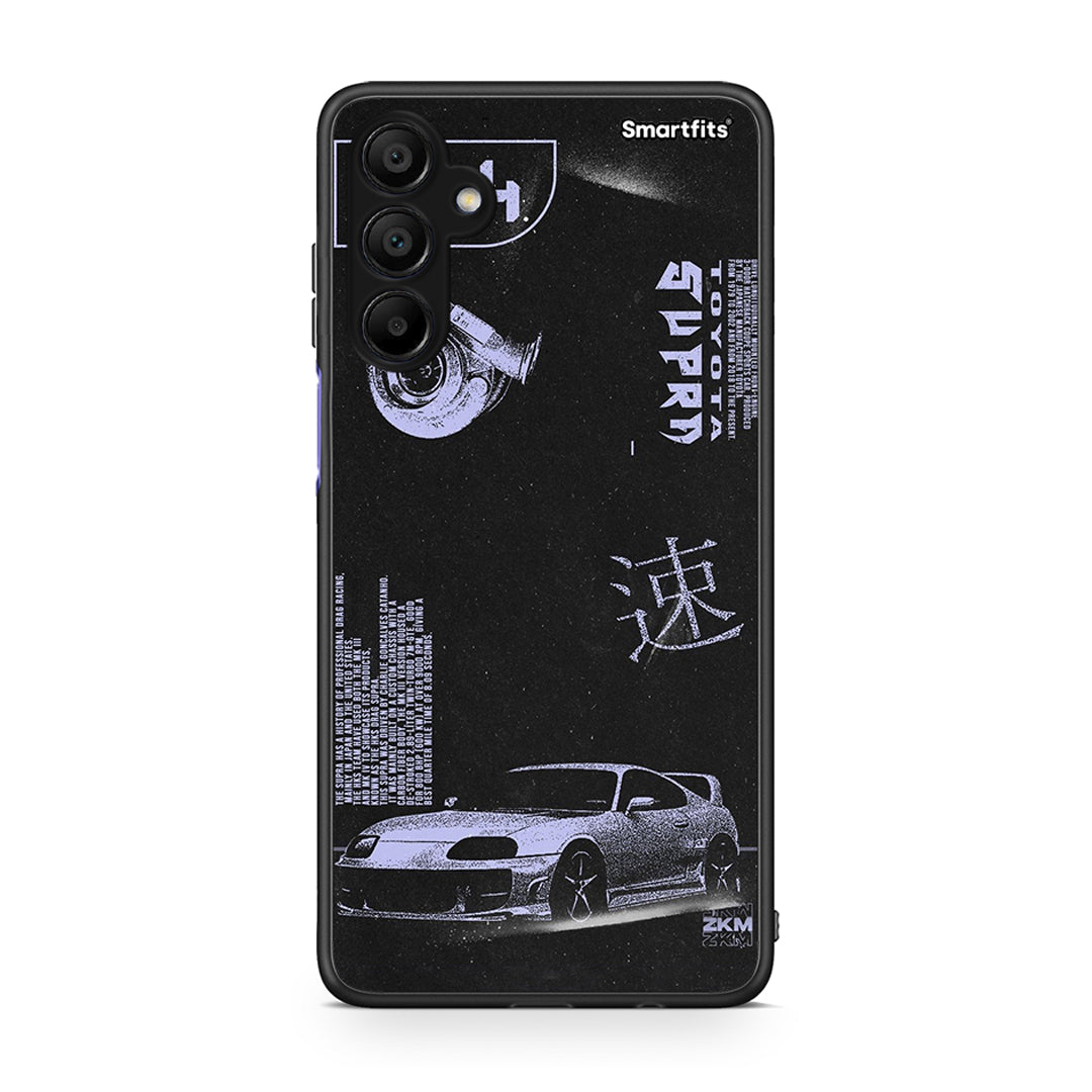 Samsung Galaxy A15 5G Tokyo Drift Θήκη Αγίου Βαλεντίνου από τη Smartfits με σχέδιο στο πίσω μέρος και μαύρο περίβλημα | Smartphone case with colorful back and black bezels by Smartfits