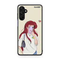 Thumbnail for Samsung Galaxy A15 5G Walking Mermaid Θήκη από τη Smartfits με σχέδιο στο πίσω μέρος και μαύρο περίβλημα | Smartphone case with colorful back and black bezels by Smartfits