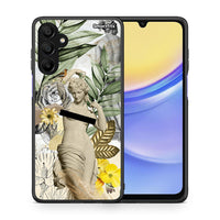 Thumbnail for Θήκη Samsung Galaxy A15 5G Woman Statue από τη Smartfits με σχέδιο στο πίσω μέρος και μαύρο περίβλημα | Samsung Galaxy A15 5G Woman Statue case with colorful back and black bezels