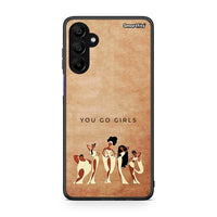 Thumbnail for Samsung Galaxy A15 5G You Go Girl θήκη από τη Smartfits με σχέδιο στο πίσω μέρος και μαύρο περίβλημα | Smartphone case with colorful back and black bezels by Smartfits