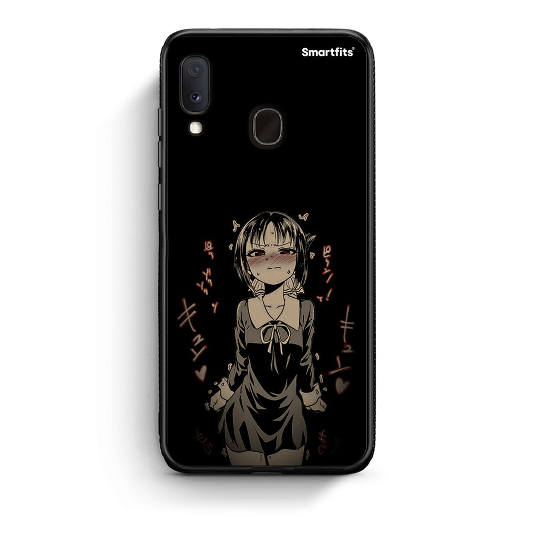 Samsung Galaxy A30 Anime Girl θήκη από τη Smartfits με σχέδιο στο πίσω μέρος και μαύρο περίβλημα | Smartphone case with colorful back and black bezels by Smartfits