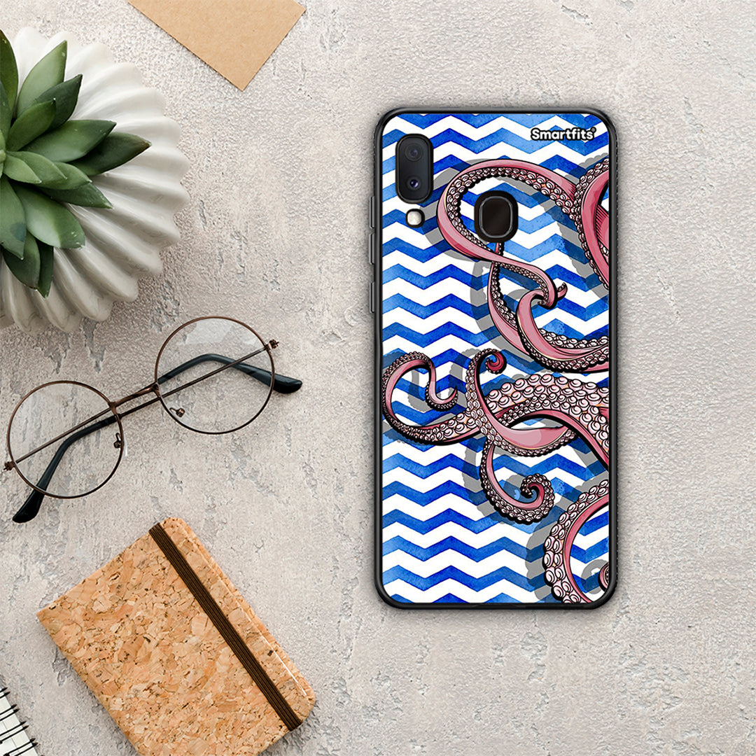 Chevron Devilfish - Samsung Galaxy A30 case