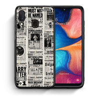 Thumbnail for Θήκη Samsung Galaxy A30 Harry Paper από τη Smartfits με σχέδιο στο πίσω μέρος και μαύρο περίβλημα | Samsung Galaxy A30 Harry Paper case with colorful back and black bezels