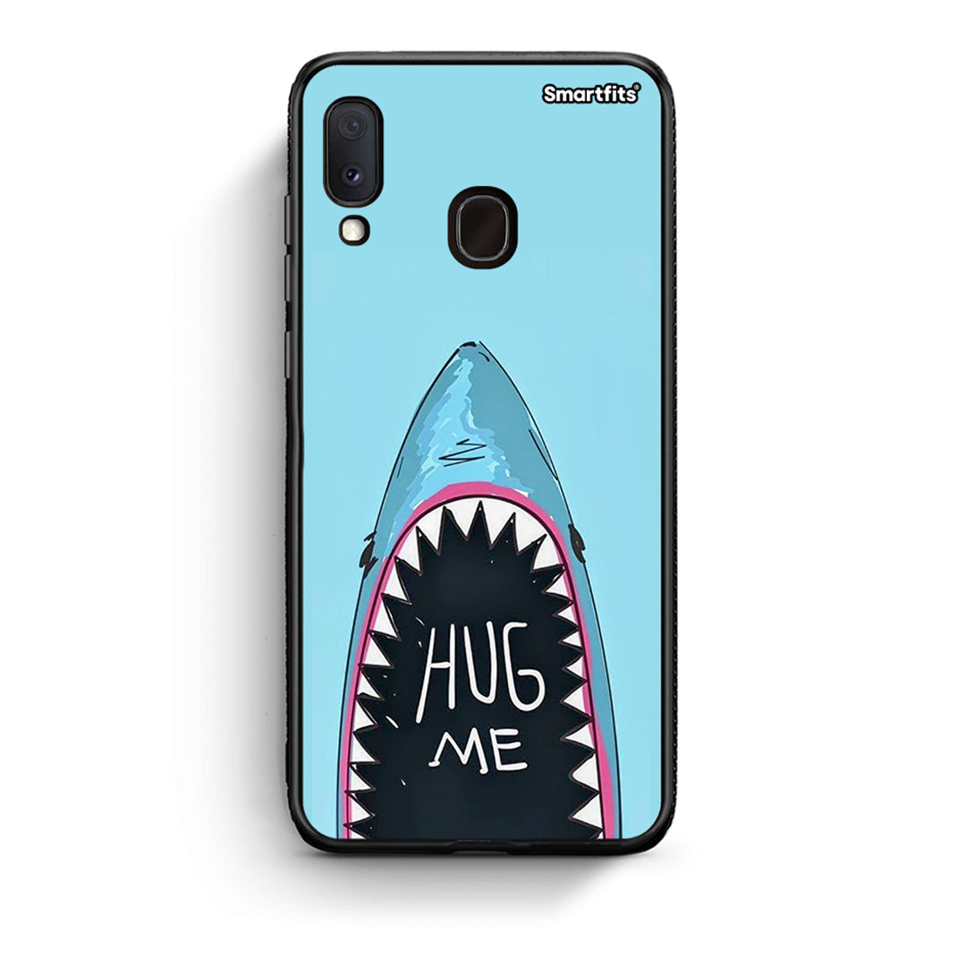 Samsung Galaxy A30 Hug Me θήκη από τη Smartfits με σχέδιο στο πίσω μέρος και μαύρο περίβλημα | Smartphone case with colorful back and black bezels by Smartfits