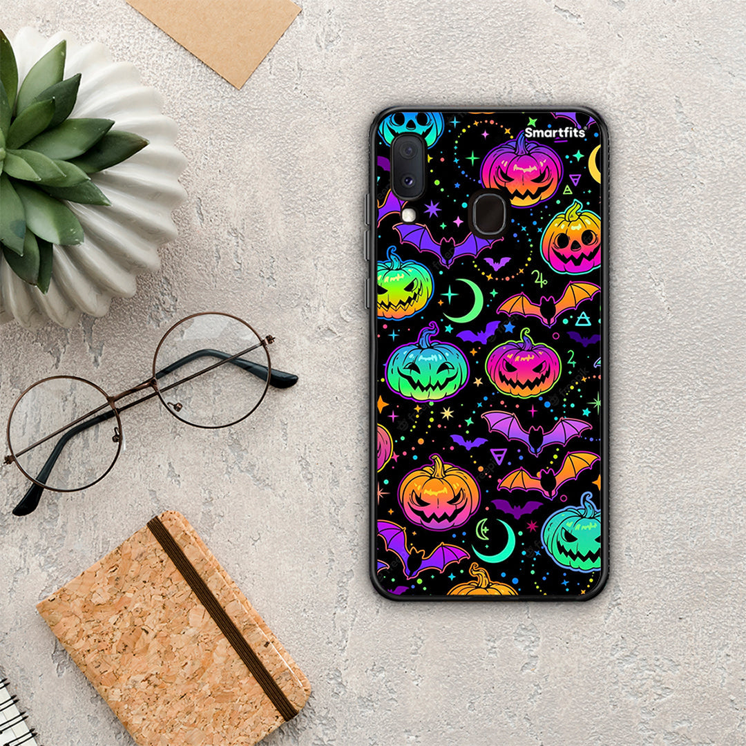 Neon Halloween - Samsung Galaxy A20e θήκη