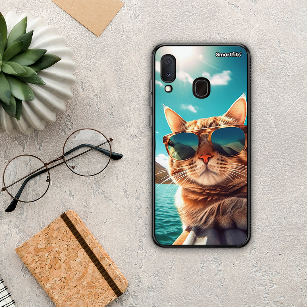 Summer Cat - Samsung Galaxy A30 case