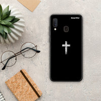 Thumbnail for White Cross - Samsung Galaxy M20 θήκη