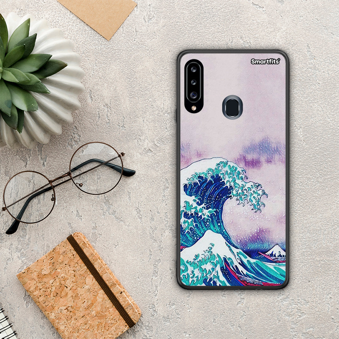 Blue Waves - Samsung Galaxy A20s case