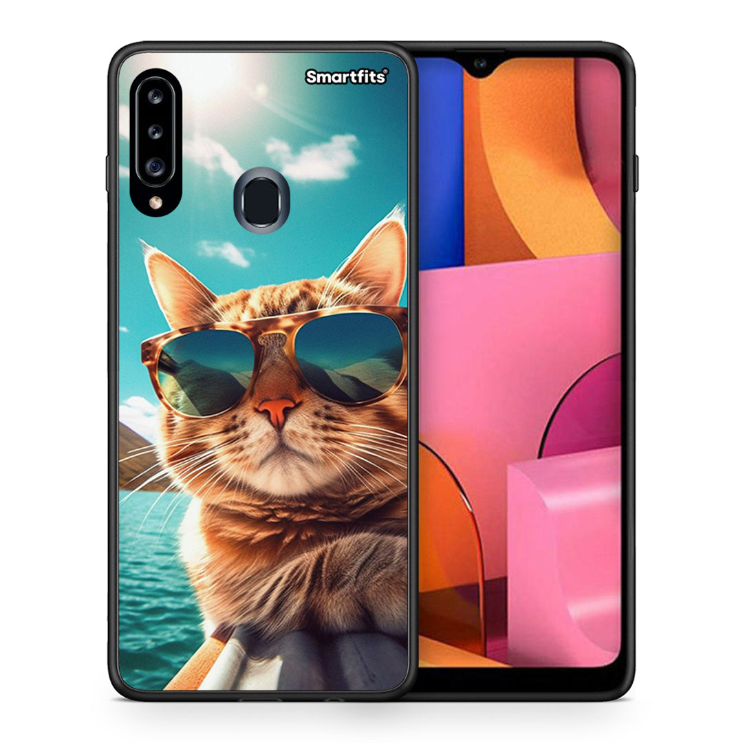 Summer Cat - Samsung Galaxy A20s case