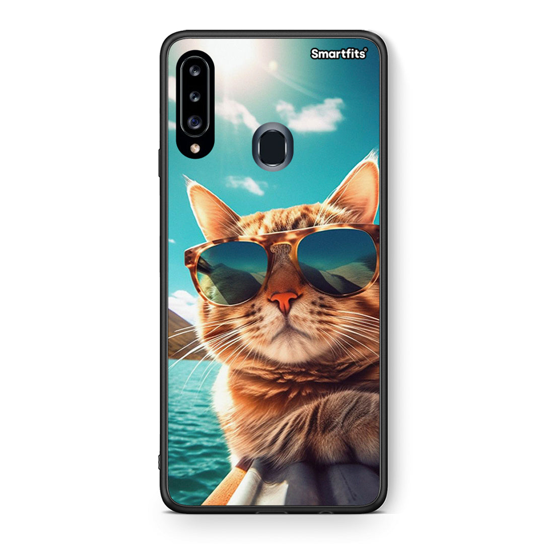 Summer Cat - Samsung Galaxy A20s case