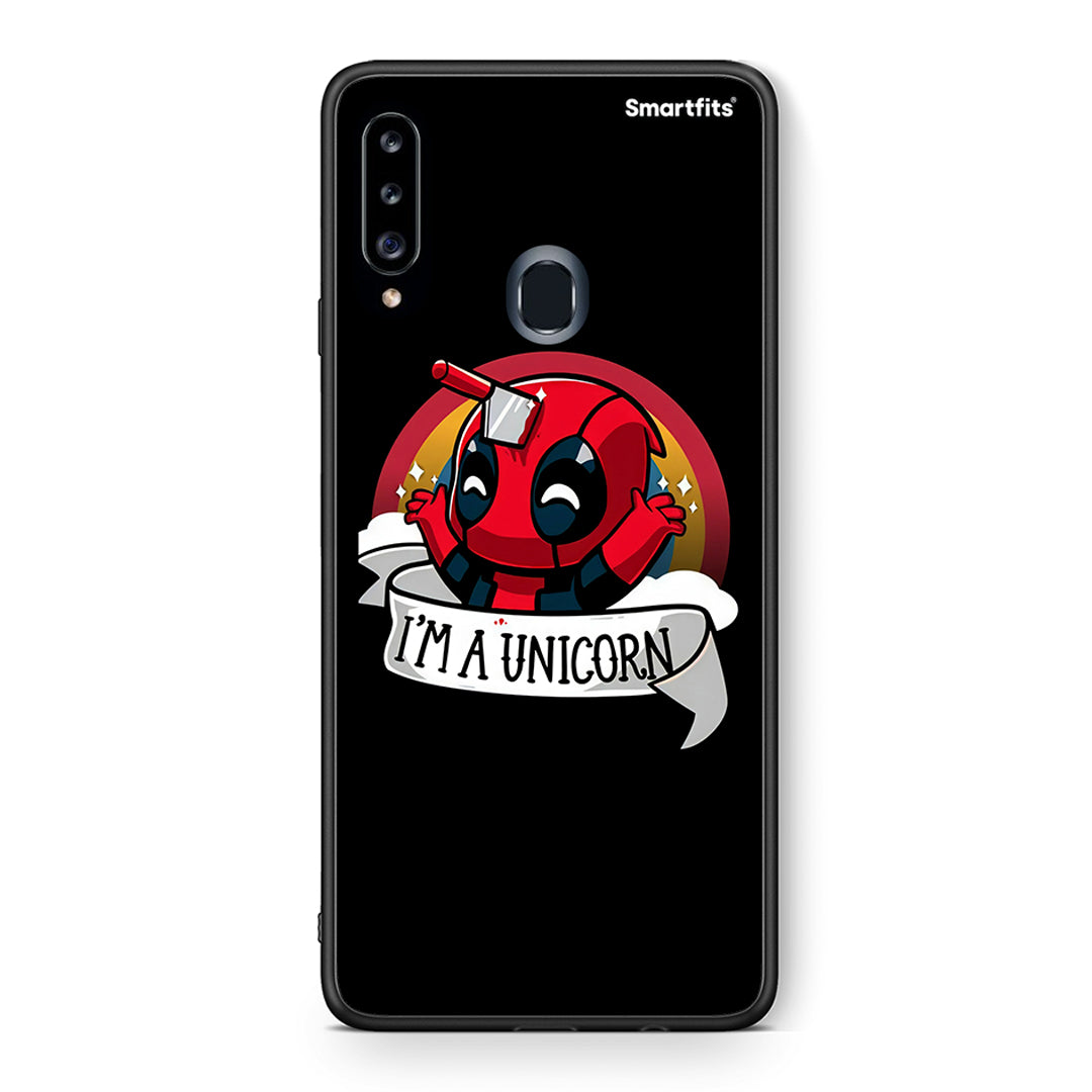 Unicorn Deadpool - Samsung Galaxy A20s θήκη