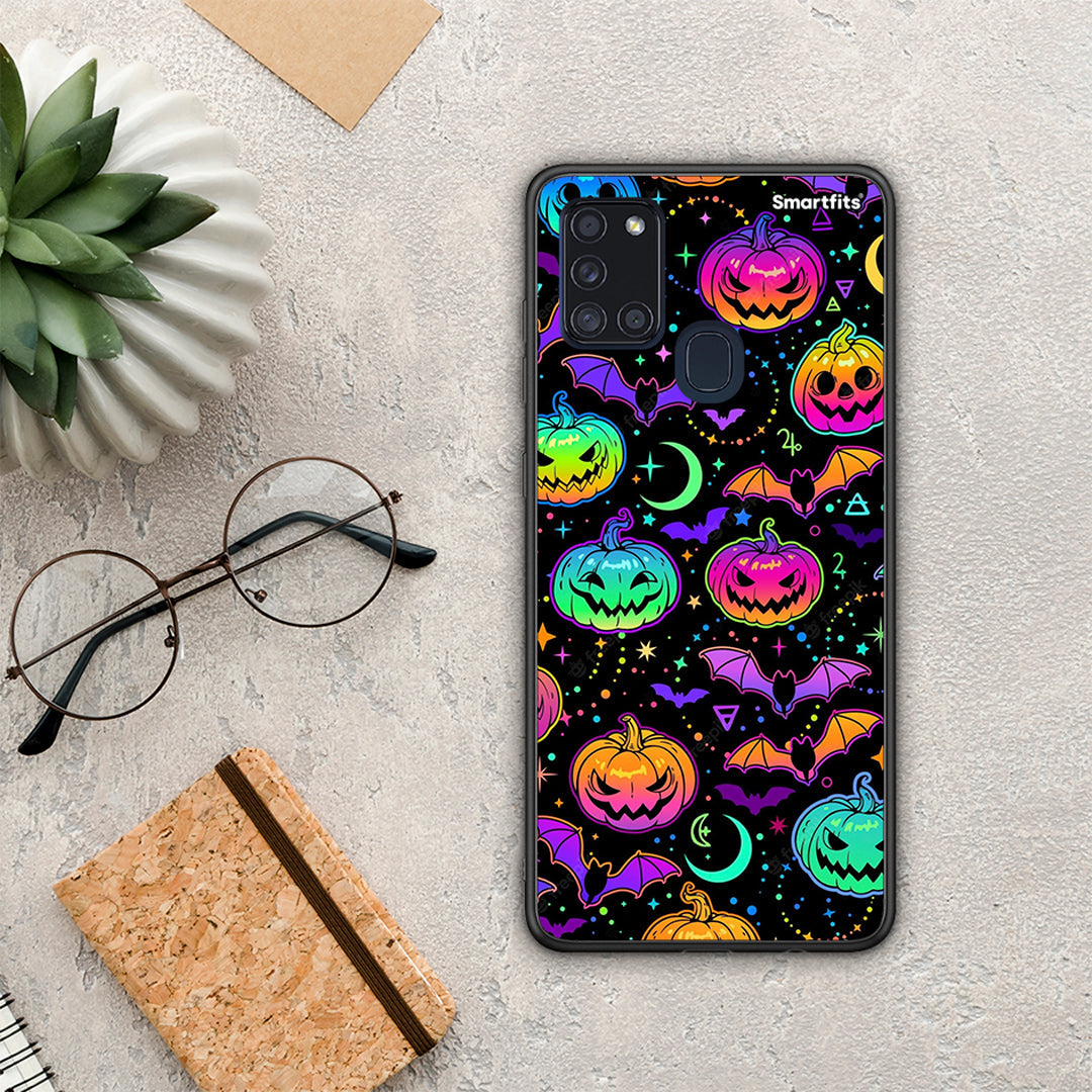 Neon Halloween - Samsung Galaxy A21s θήκη