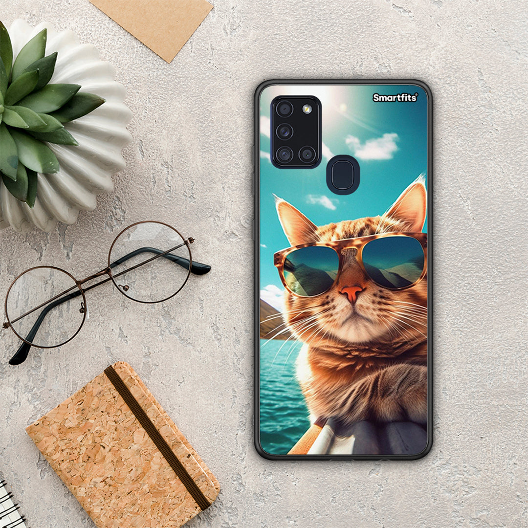 Summer Cat - Samsung Galaxy A21S case