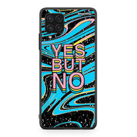 Thumbnail for Samsung A22 4G Yes But No θήκη από τη Smartfits με σχέδιο στο πίσω μέρος και μαύρο περίβλημα | Smartphone case with colorful back and black bezels by Smartfits