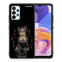 Thumbnail for Θήκη Samsung A23 Anime Girl από τη Smartfits με σχέδιο στο πίσω μέρος και μαύρο περίβλημα | Samsung A23 Anime Girl case with colorful back and black bezels