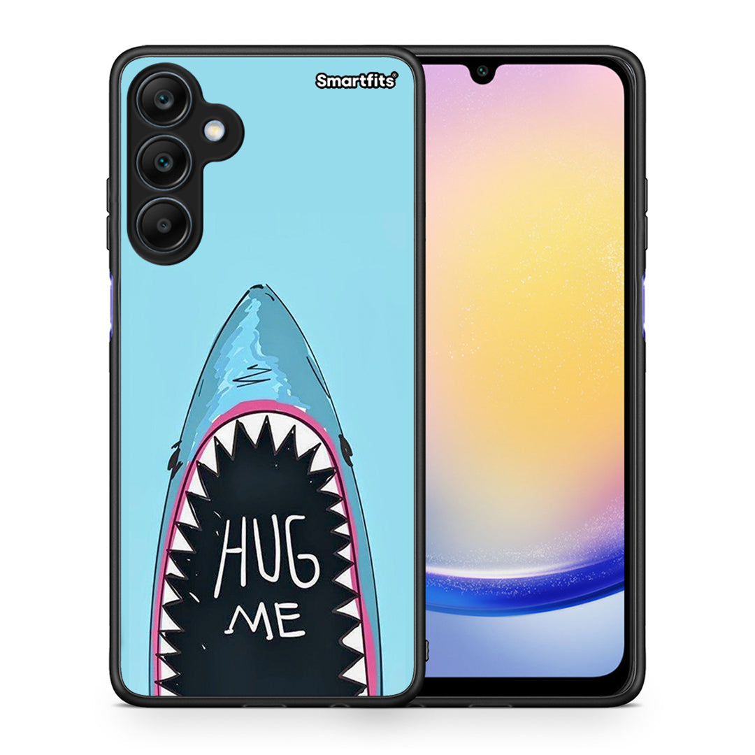 Θήκη Samsung Galaxy A25 5G Hug Me από τη Smartfits με σχέδιο στο πίσω μέρος και μαύρο περίβλημα | Samsung Galaxy A25 5G Hug Me case with colorful back and black bezels