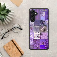 Thumbnail for Purple Aesthetic Collage - Samsung Galaxy A25 5G θήκη