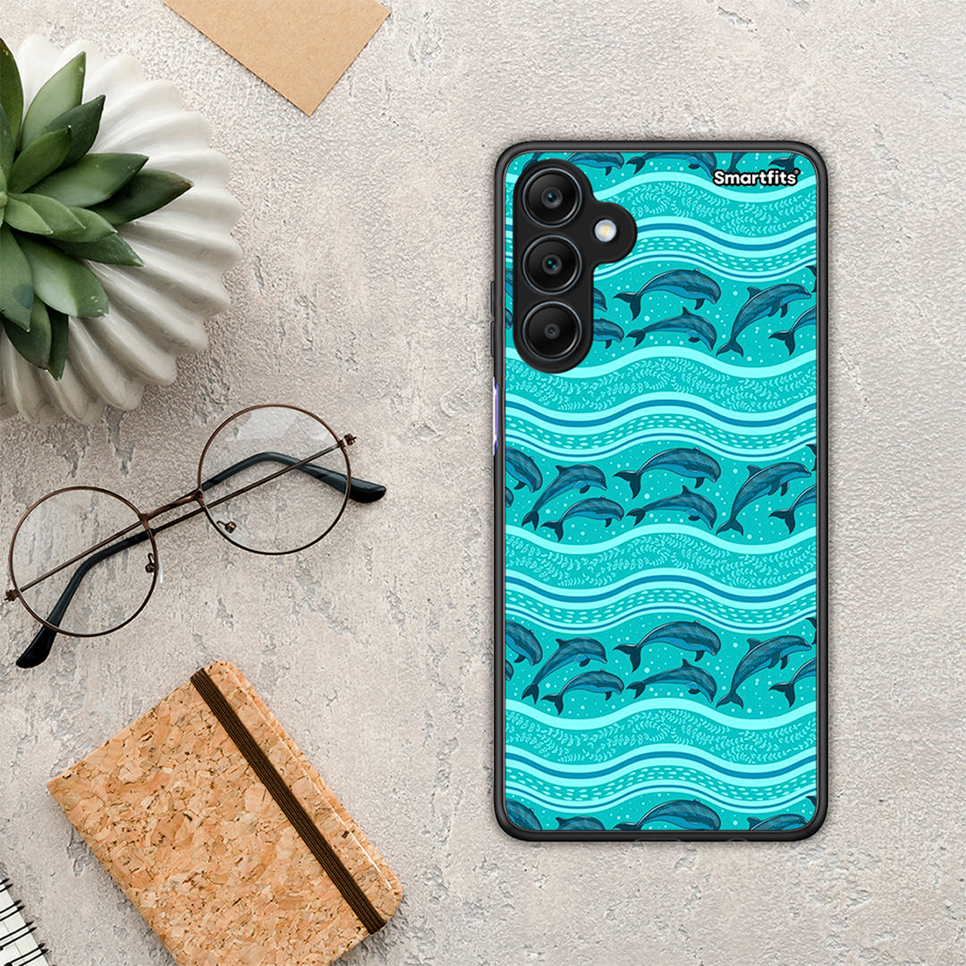 Swimming Dolphins - Samsung Galaxy A25 5G case