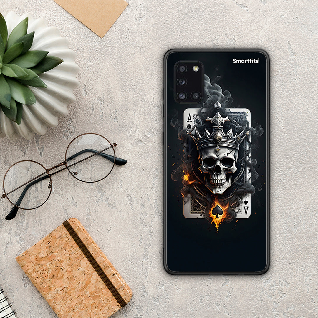 Skull King Ace - Samsung Galaxy A31 θήκη