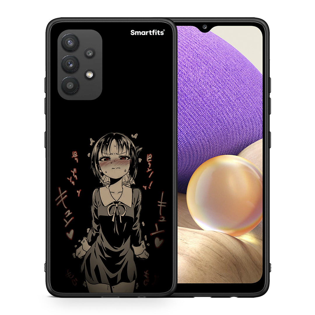 Θήκη Samsung A32 4G Anime Girl από τη Smartfits με σχέδιο στο πίσω μέρος και μαύρο περίβλημα | Samsung A32 4G Anime Girl case with colorful back and black bezels