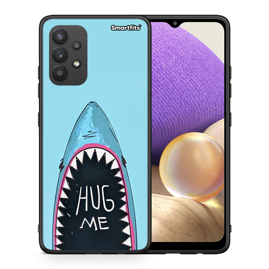 Θήκη Samsung A32 4G Hug Me από τη Smartfits με σχέδιο στο πίσω μέρος και μαύρο περίβλημα | Samsung A32 4G Hug Me case with colorful back and black bezels