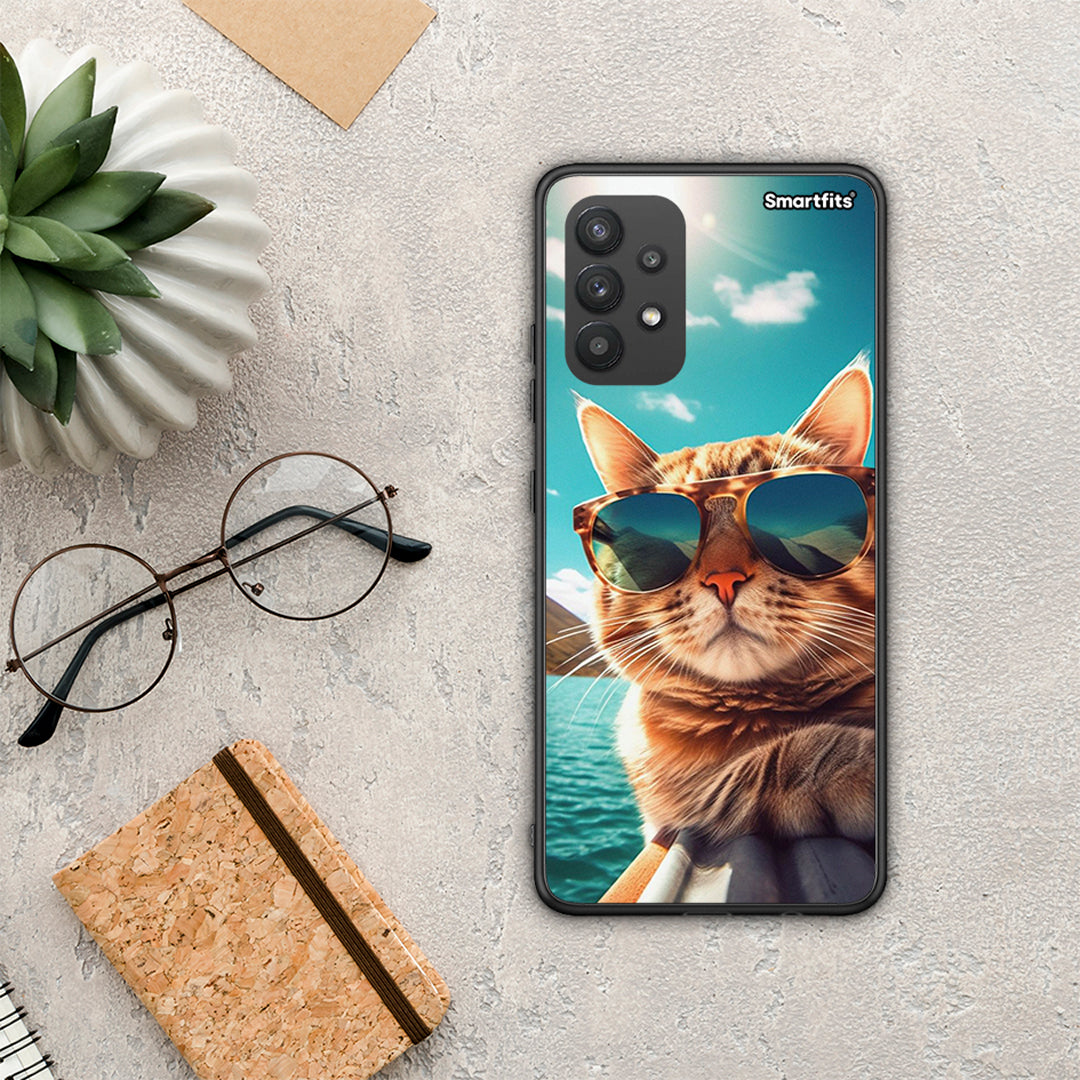 Summer Cat - Samsung Galaxy A32 4G case