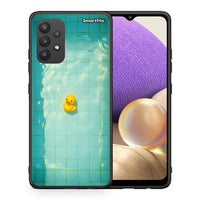 Thumbnail for Θήκη Samsung A32 4G Yellow Duck από τη Smartfits με σχέδιο στο πίσω μέρος και μαύρο περίβλημα | Samsung A32 4G Yellow Duck case with colorful back and black bezels