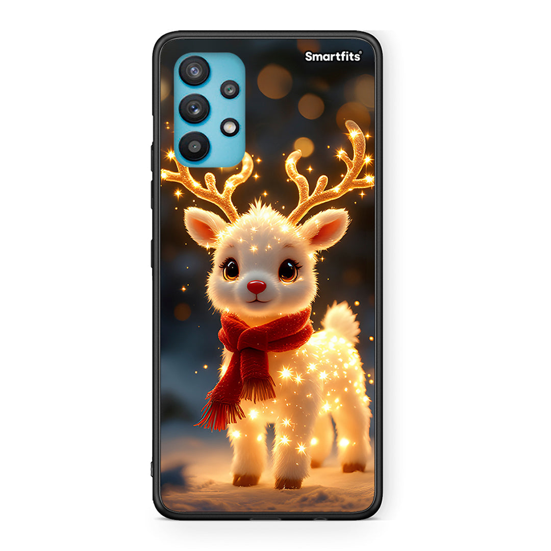 Samsung Galaxy A32 5G  Christmas Cutie θήκη από τη Smartfits με σχέδιο στο πίσω μέρος και μαύρο περίβλημα | Smartphone case with colorful back and black bezels by Smartfits