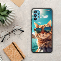 Thumbnail for Summer Cat - Samsung Galaxy A32 5G case