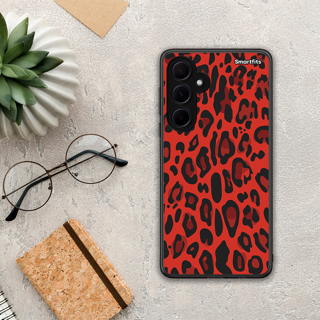 Animal Red Leopard - Samsung Galaxy A35 case