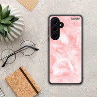 Thumbnail for Boho Pink Feather - Samsung Galaxy A35 case