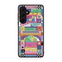 Thumbnail for Samsung Galaxy A35 Bubbles Soap θήκη από τη Smartfits με σχέδιο στο πίσω μέρος και μαύρο περίβλημα | Smartphone case with colorful back and black bezels by Smartfits
