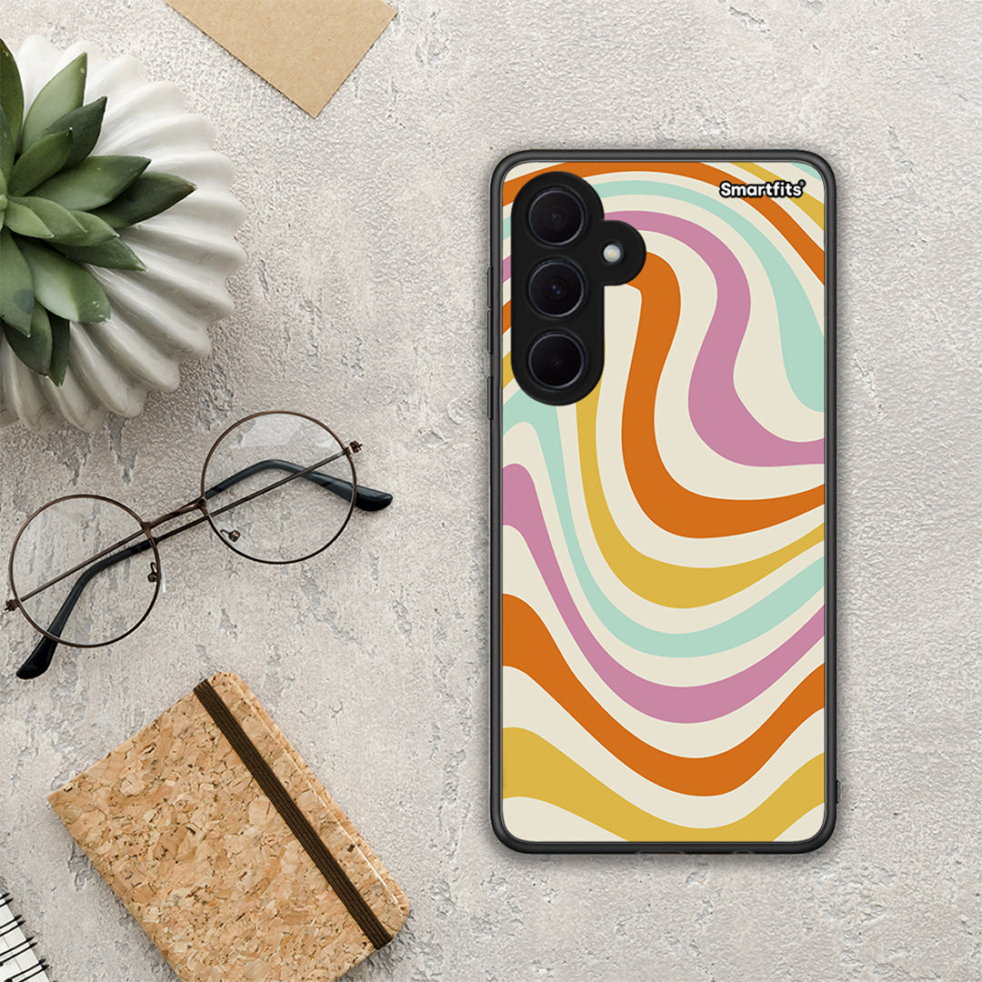 Colorful Waves - Samsung Galaxy A35 case