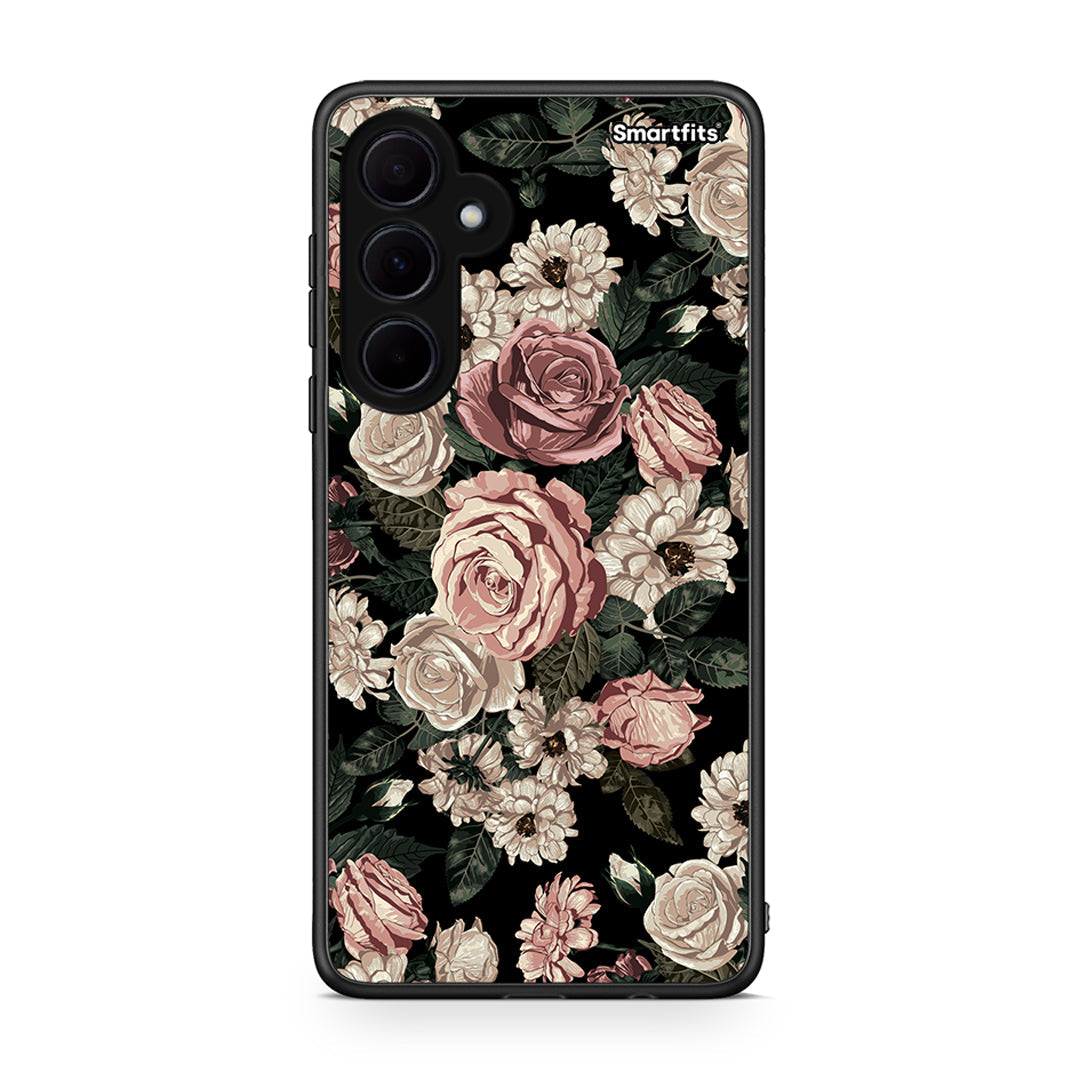 4 - Samsung Galaxy A35 Wild Roses Flower case, cover, bumper