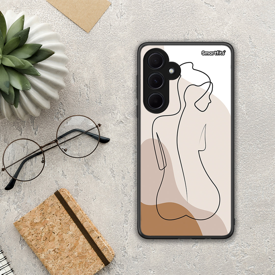 Lineart Woman - Samsung Galaxy A35 case