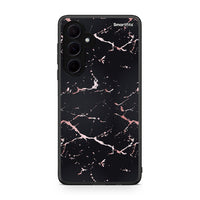 Thumbnail for 4 - Samsung Galaxy A35 Black Rosegold Marble case, cover, bumper