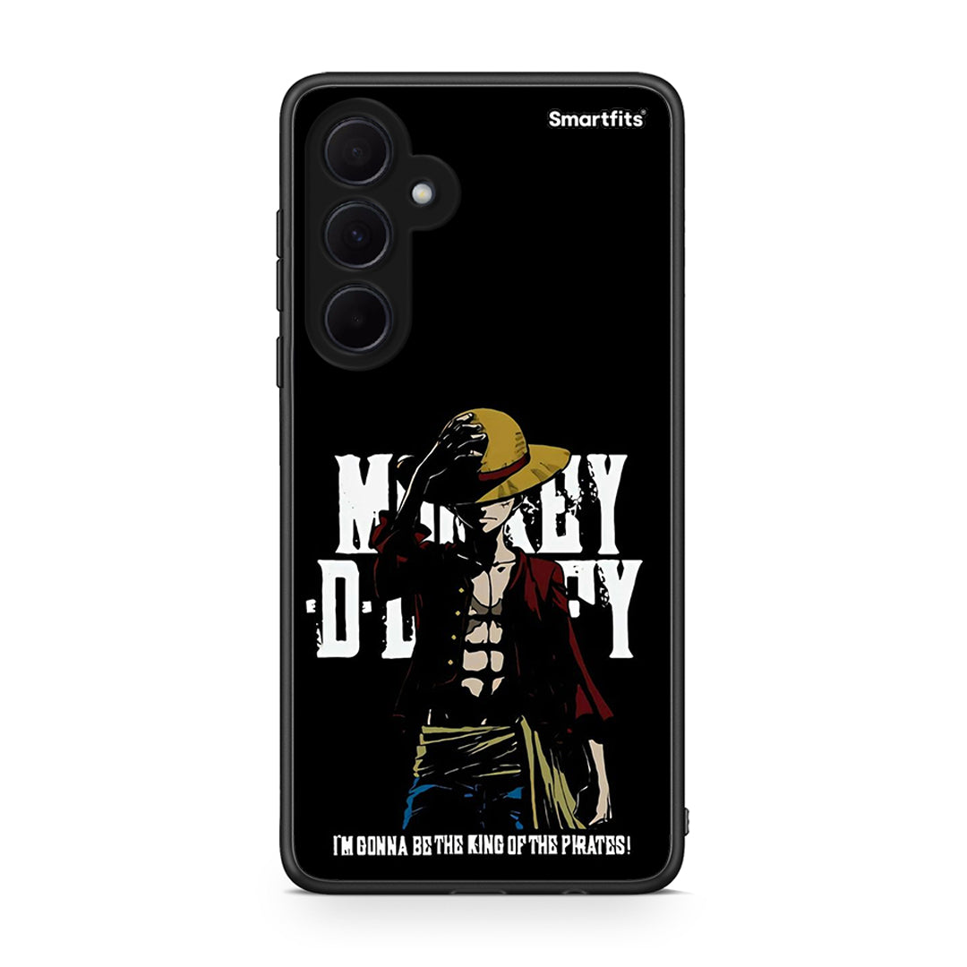 Samsung Galaxy A35 Pirate King θήκη από τη Smartfits με σχέδιο στο πίσω μέρος και μαύρο περίβλημα | Smartphone case with colorful back and black bezels by Smartfits