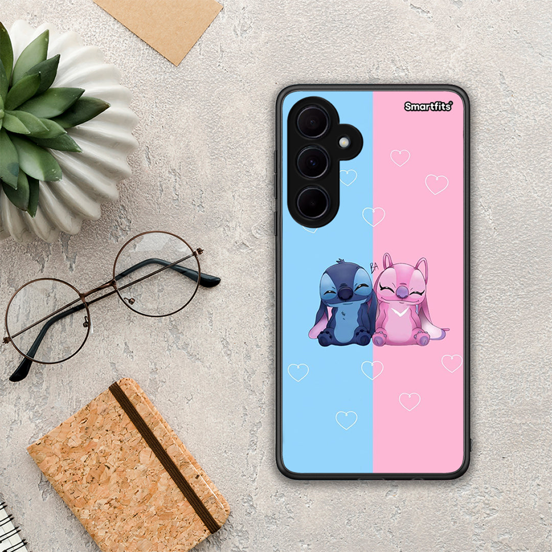 Stitch and Angel - Samsung Galaxy A35 case