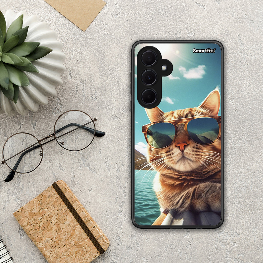 Summer Cat - Samsung Galaxy A35 case