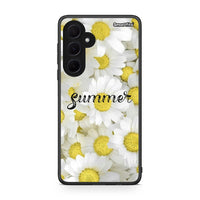 Thumbnail for Samsung Galaxy A35 Summer Daisies Θήκη από τη Smartfits με σχέδιο στο πίσω μέρος και μαύρο περίβλημα | Smartphone case with colorful back and black bezels by Smartfits