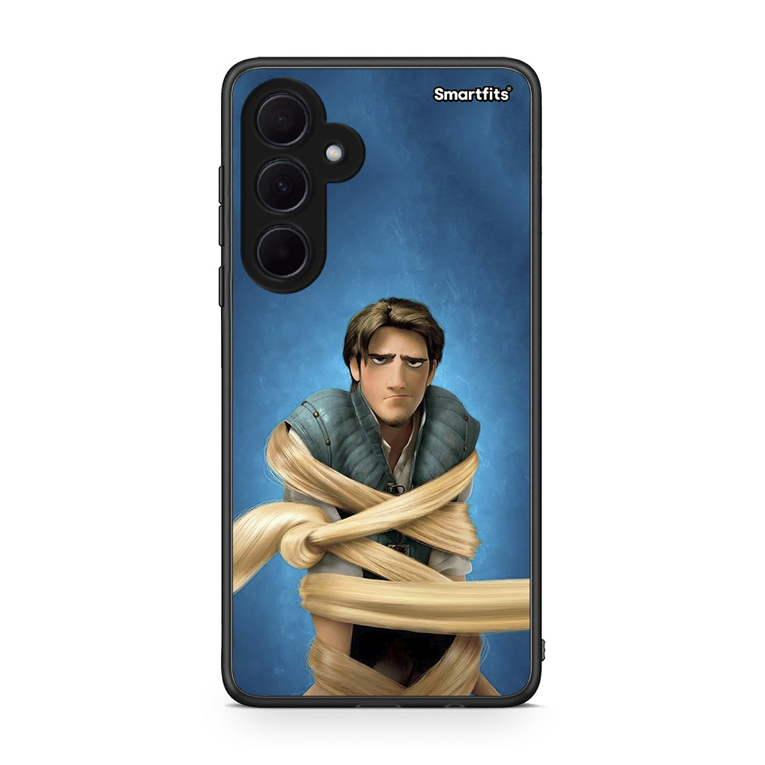 Samsung Galaxy A35 Tangled 1 Θήκη Αγίου Βαλεντίνου από τη Smartfits με σχέδιο στο πίσω μέρος και μαύρο περίβλημα | Smartphone case with colorful back and black bezels by Smartfits