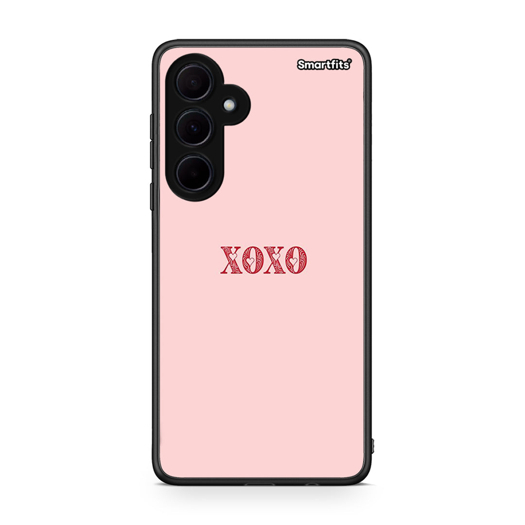 Samsung Galaxy A35 XOXO Love θήκη από τη Smartfits με σχέδιο στο πίσω μέρος και μαύρο περίβλημα | Smartphone case with colorful back and black bezels by Smartfits