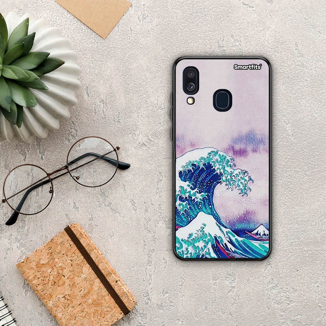 Blue Waves - Samsung Galaxy A40 case