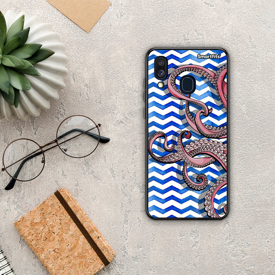 Chevron Devilfish - Samsung Galaxy A40 case