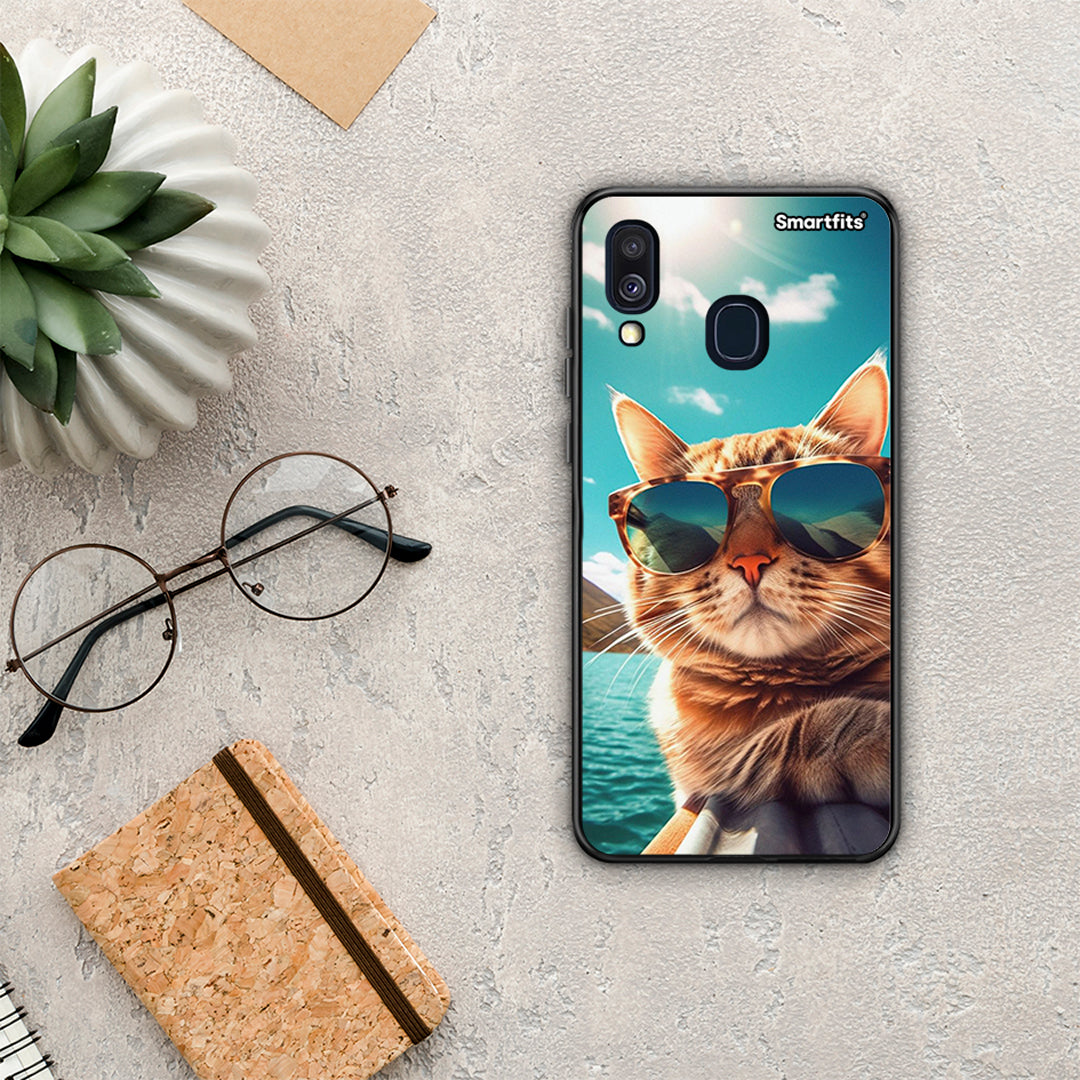 Summer Cat - Samsung Galaxy A40 case