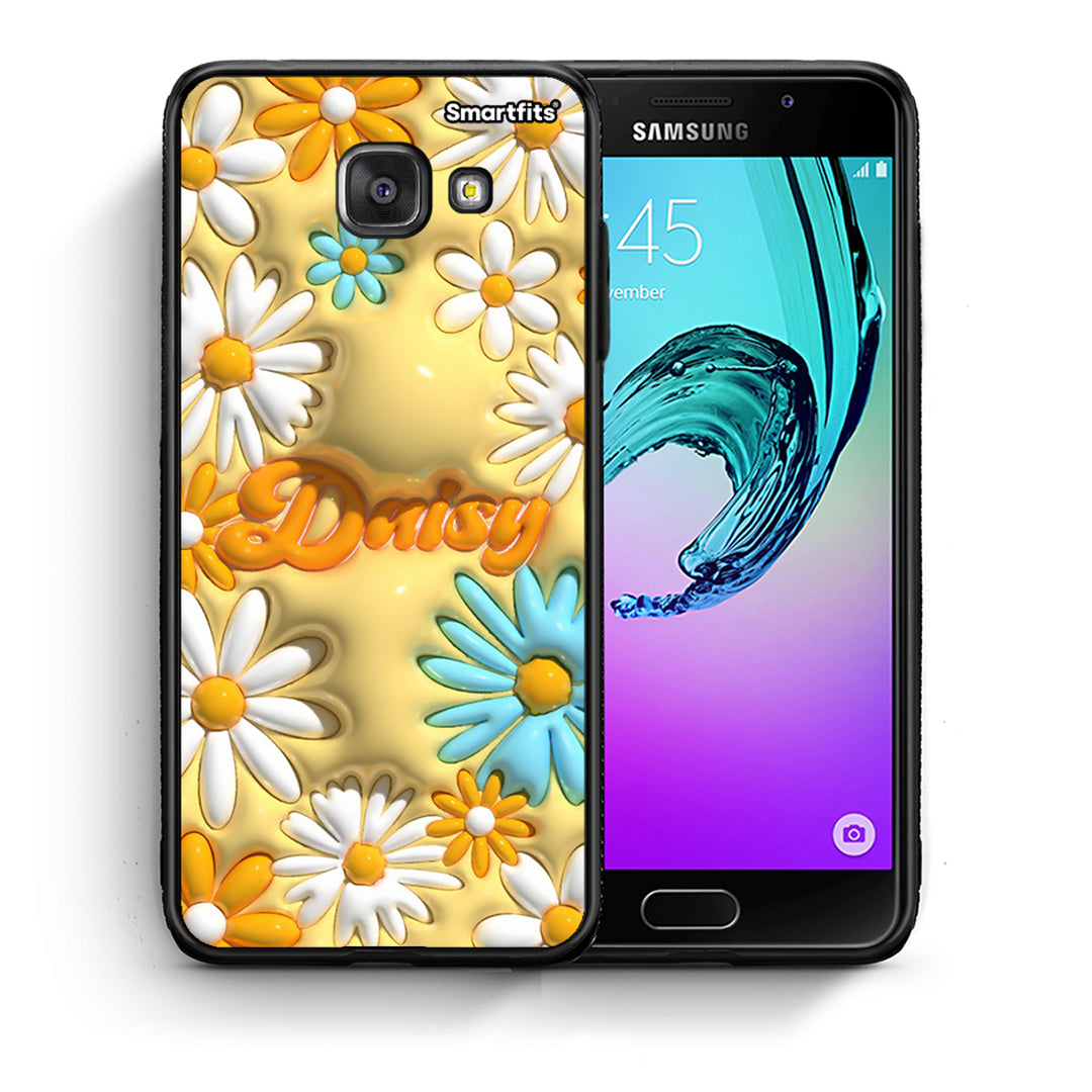 Θήκη Samsung A5 2017 Bubble Daisies από τη Smartfits με σχέδιο στο πίσω μέρος και μαύρο περίβλημα | Samsung A5 2017 Bubble Daisies case with colorful back and black bezels