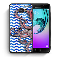 Thumbnail for Θήκη Samsung A5 2017 Chevron Devilfish από τη Smartfits με σχέδιο στο πίσω μέρος και μαύρο περίβλημα | Samsung A5 2017 Chevron Devilfish case with colorful back and black bezels