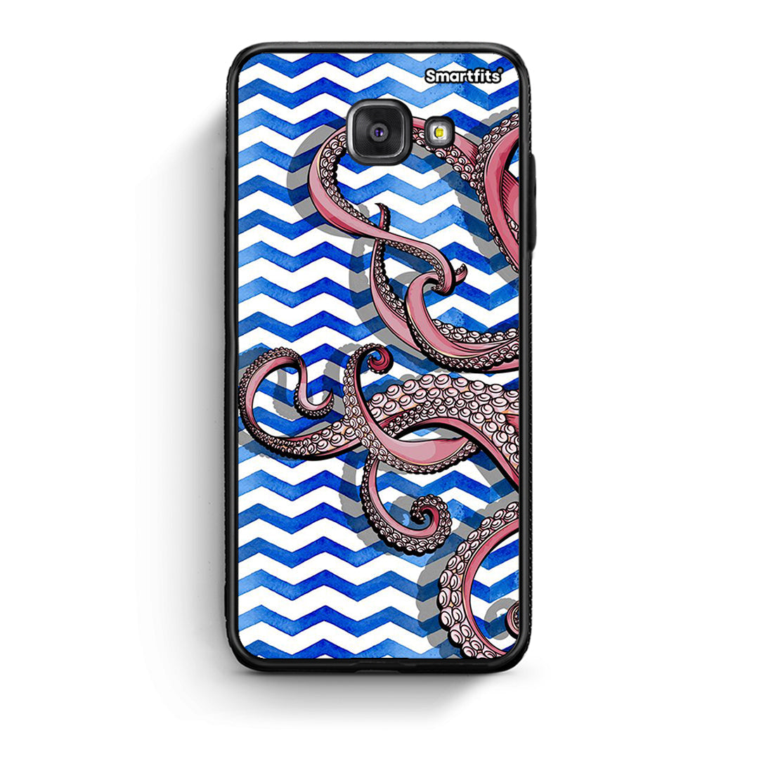 Samsung A5 2017 Chevron Devilfish θήκη από τη Smartfits με σχέδιο στο πίσω μέρος και μαύρο περίβλημα | Smartphone case with colorful back and black bezels by Smartfits